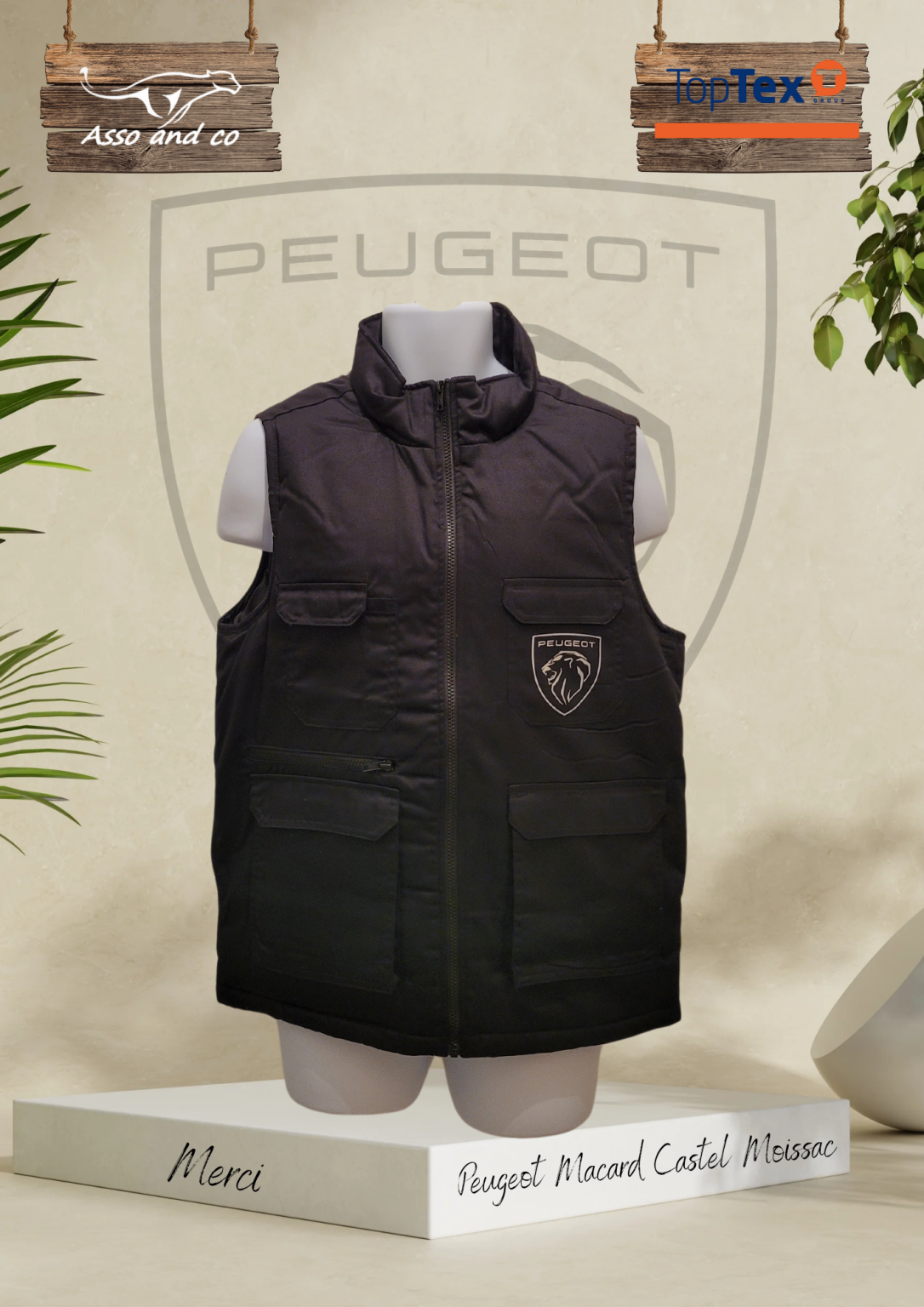 Veste sans manche Peugeot Macard Moissac