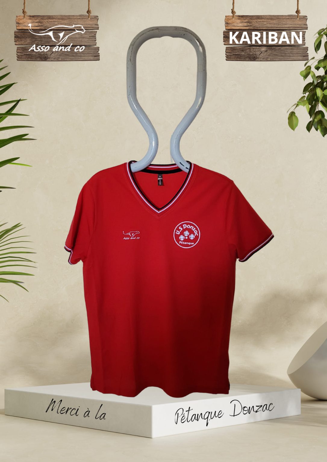 T-shirt Donzac Pétanque