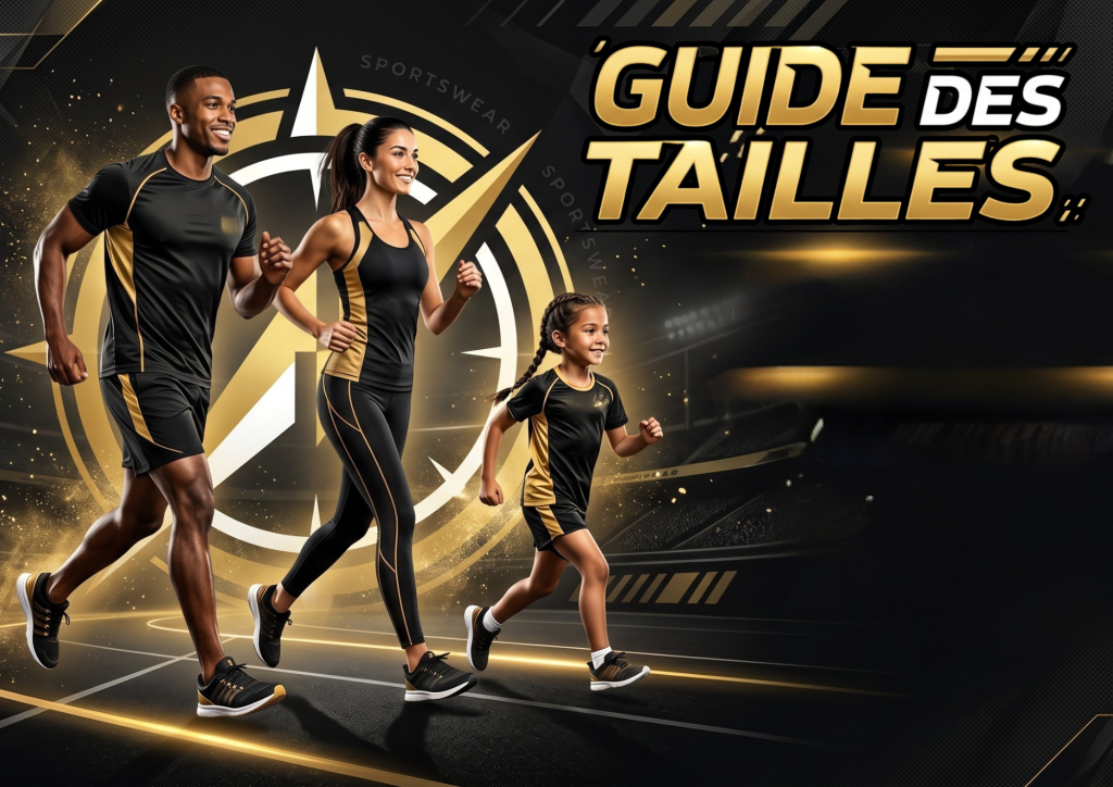 Bouton Guide des Tailles - Correspondance des tailles pour maillots et textiles Kempa, Uhlsport, Macron, Zeus