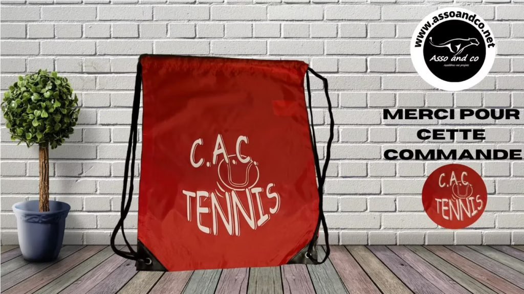 Sac cordelettes CAC Tennis