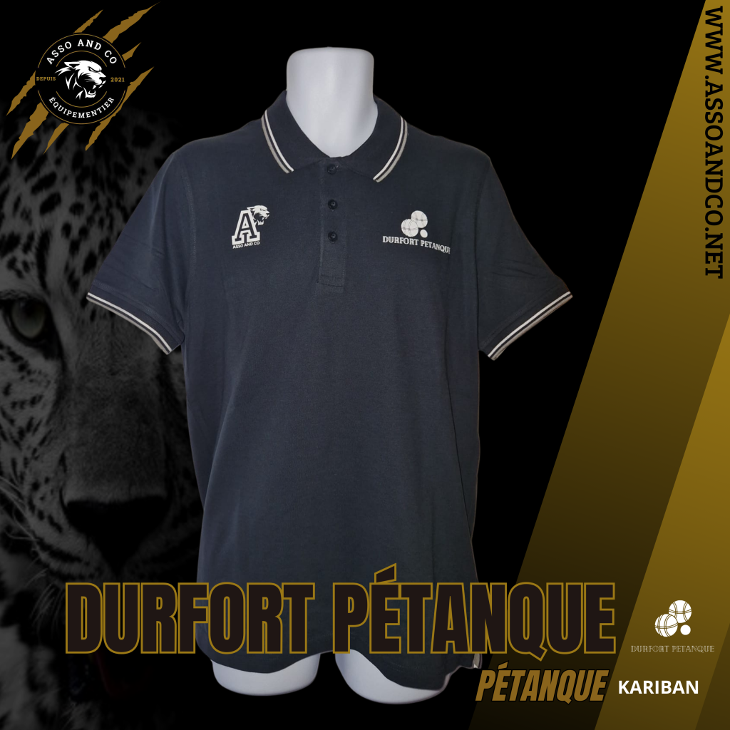 Polo pétanque Durfort Lacapellette
