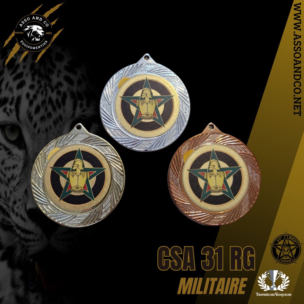Médailles CSA 31 Castelsarrasin