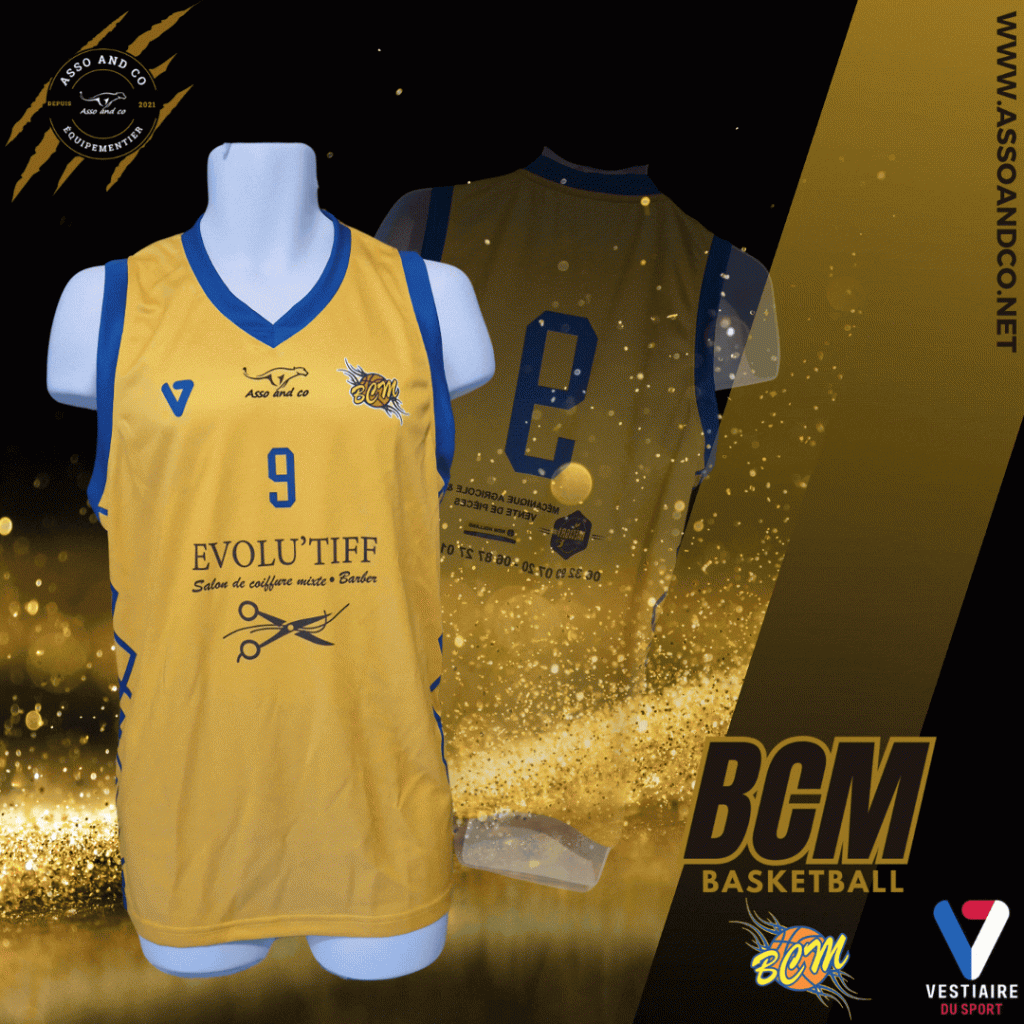 Maillot Basket BCM