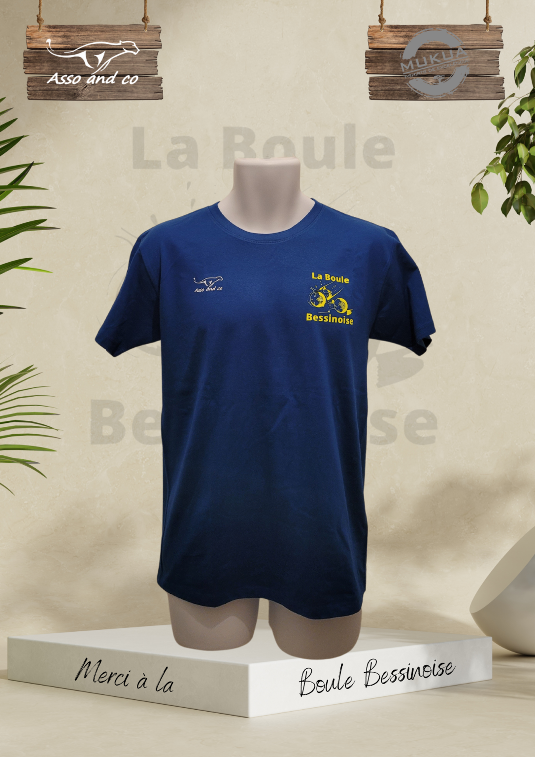 T-shirt pétanque Bessens