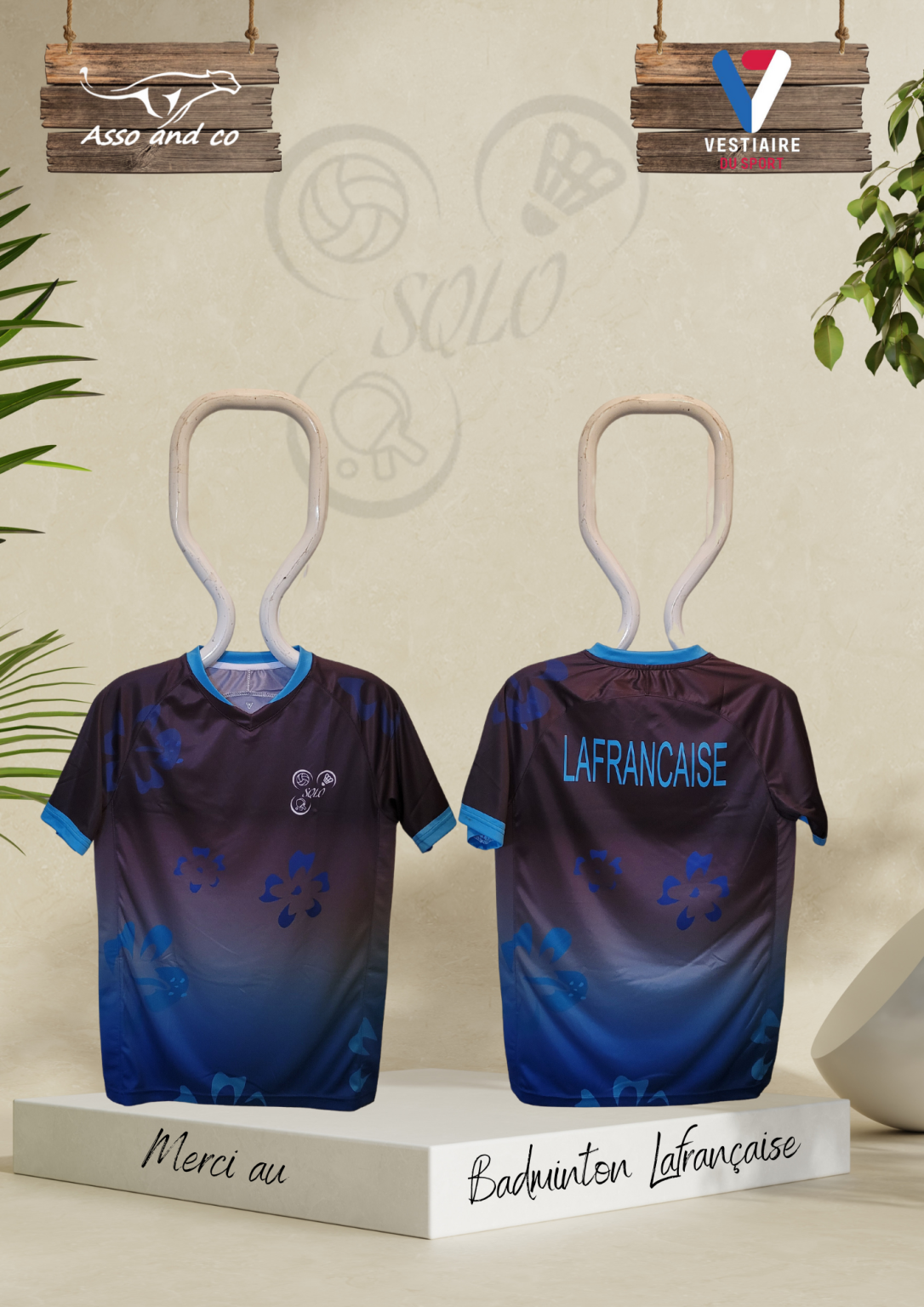 Maillot Lafrançaise Badminton