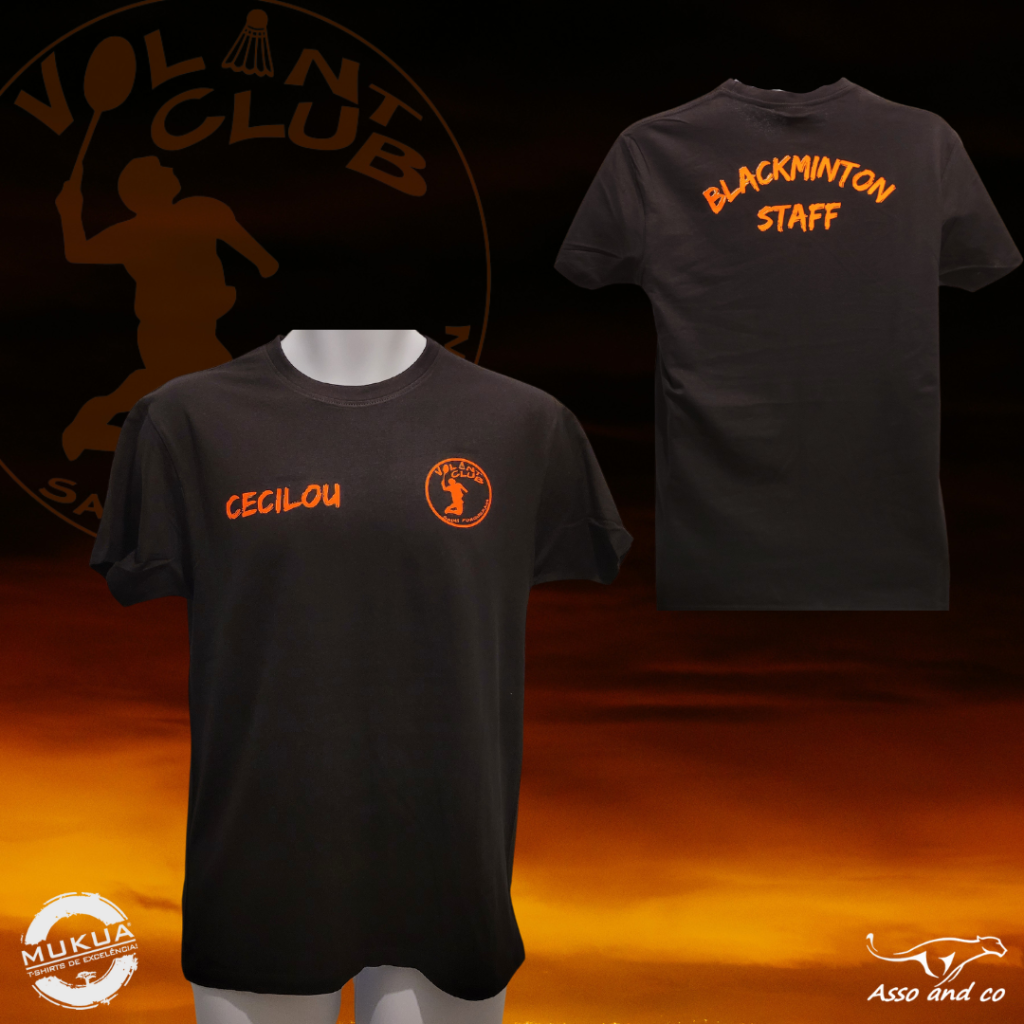 T-shirt Badminton St Porquier