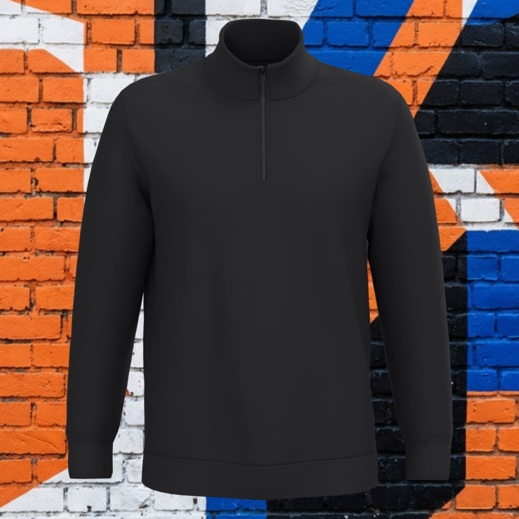 Sweat demi zip